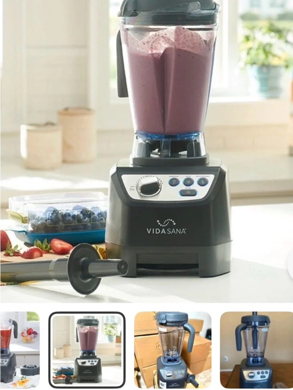 NEW PRINCESS HOUSE‎ VIDA SANA BLACK BLENDER HIGH POWER LICUADORA 4571